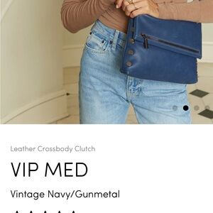 Hammitt VIP MED VINTAGE NAVY NWT IN BOX WITH DUST-BAG